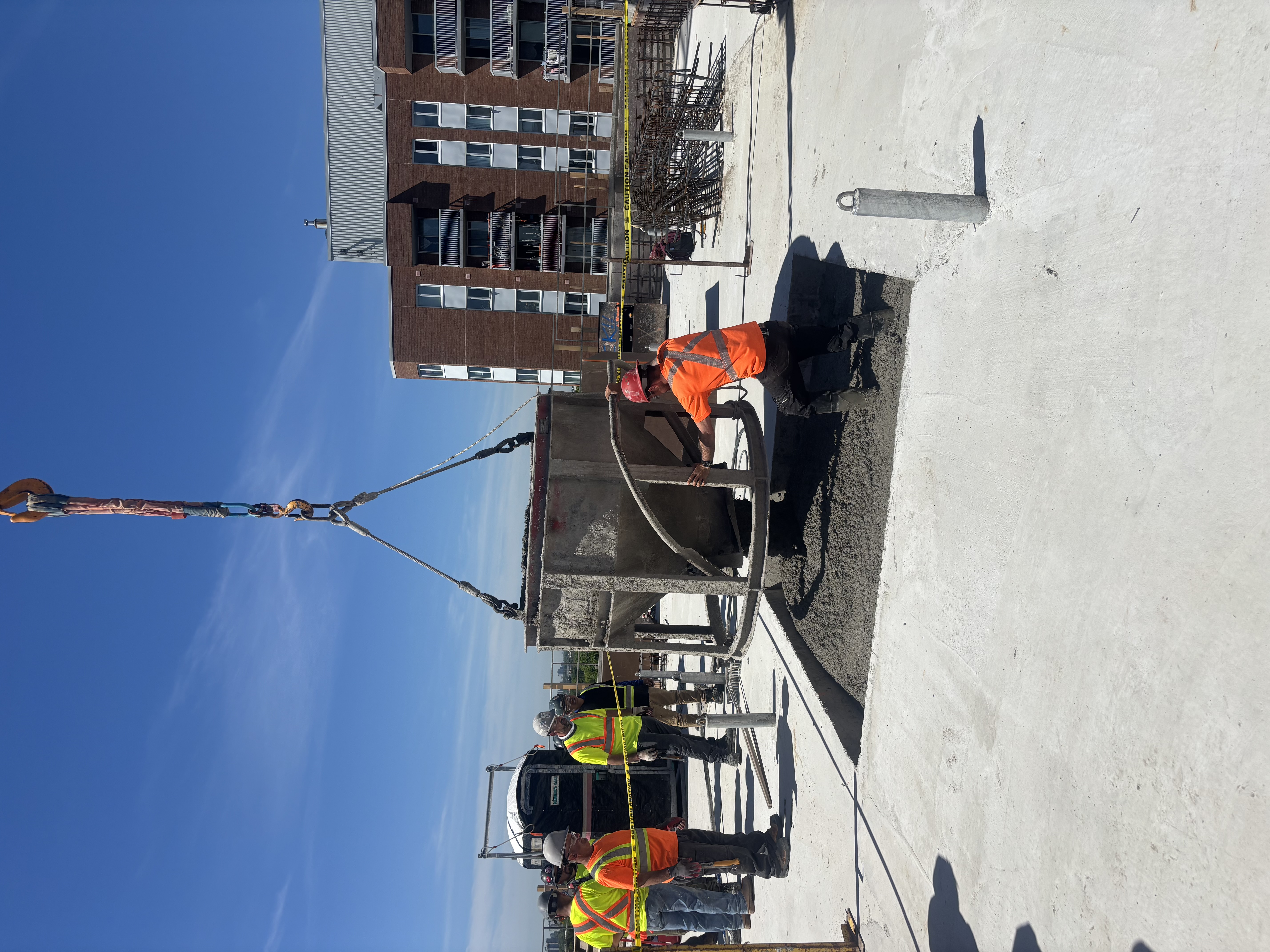 Topping off ceremony at 25 Sewells Road in May 2026