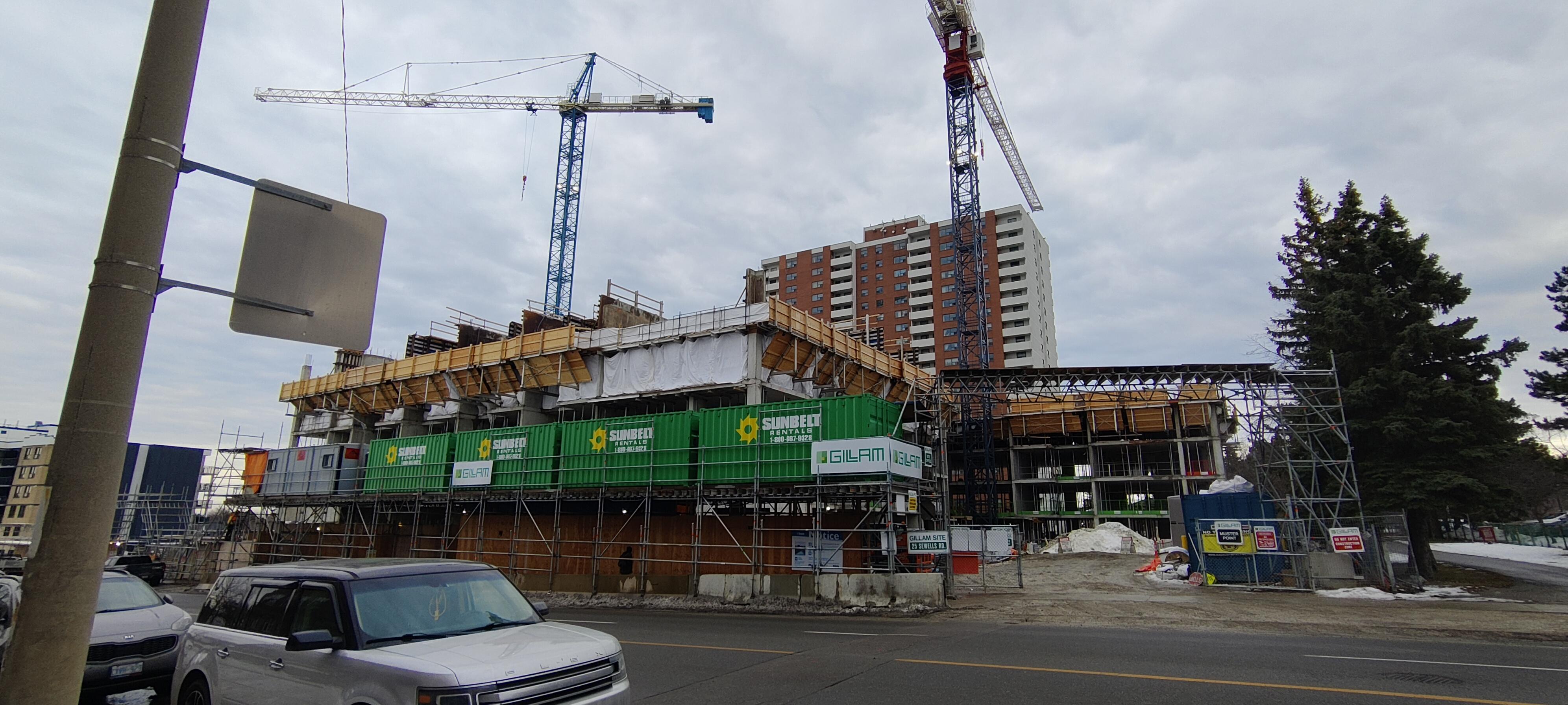Construction site at 25 Sewells Road