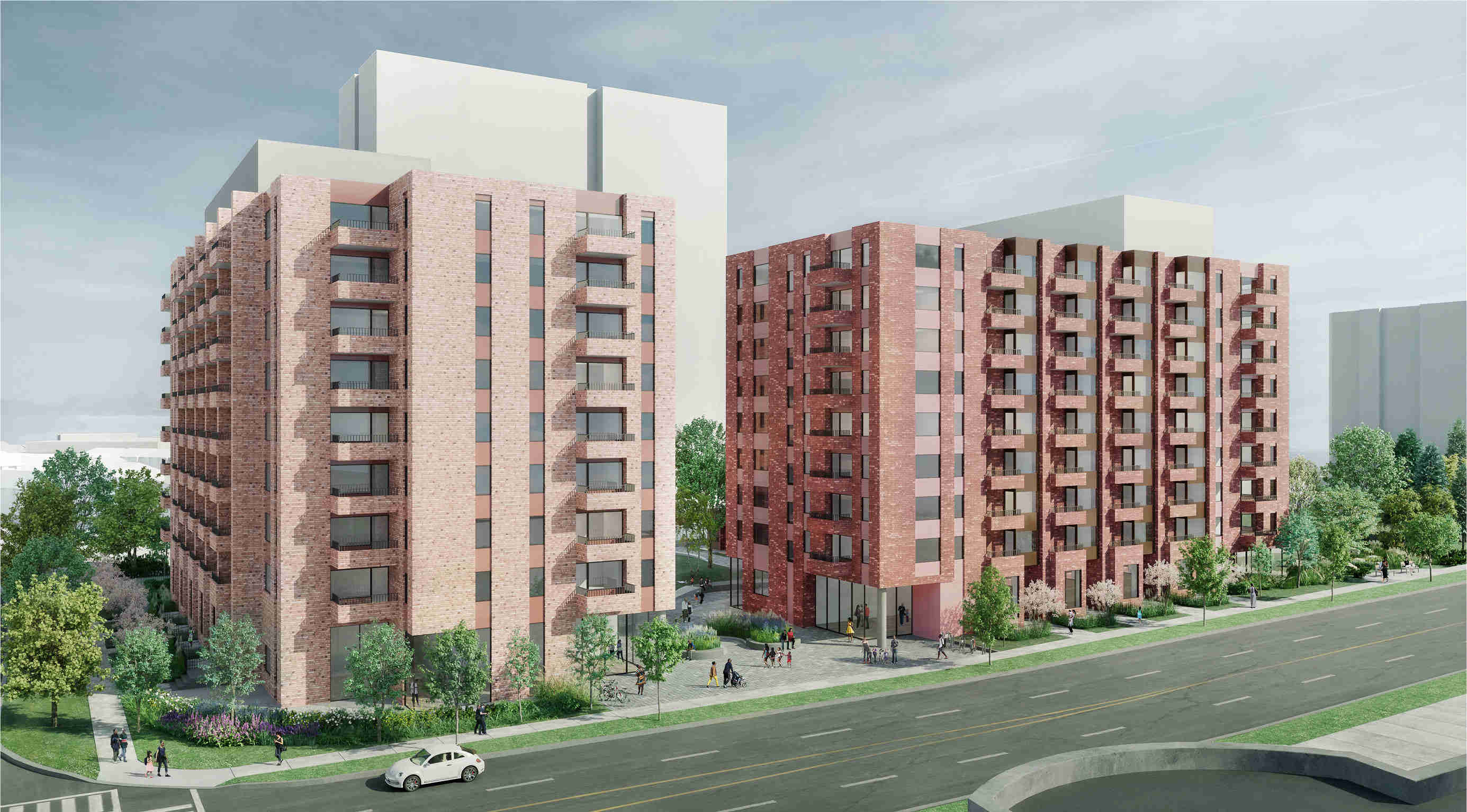 An architech's rendering of the proposed development